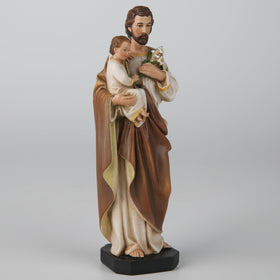 BC BUILDCLASSIC Saint Joseph display with other statues creates cohesive sacred decor