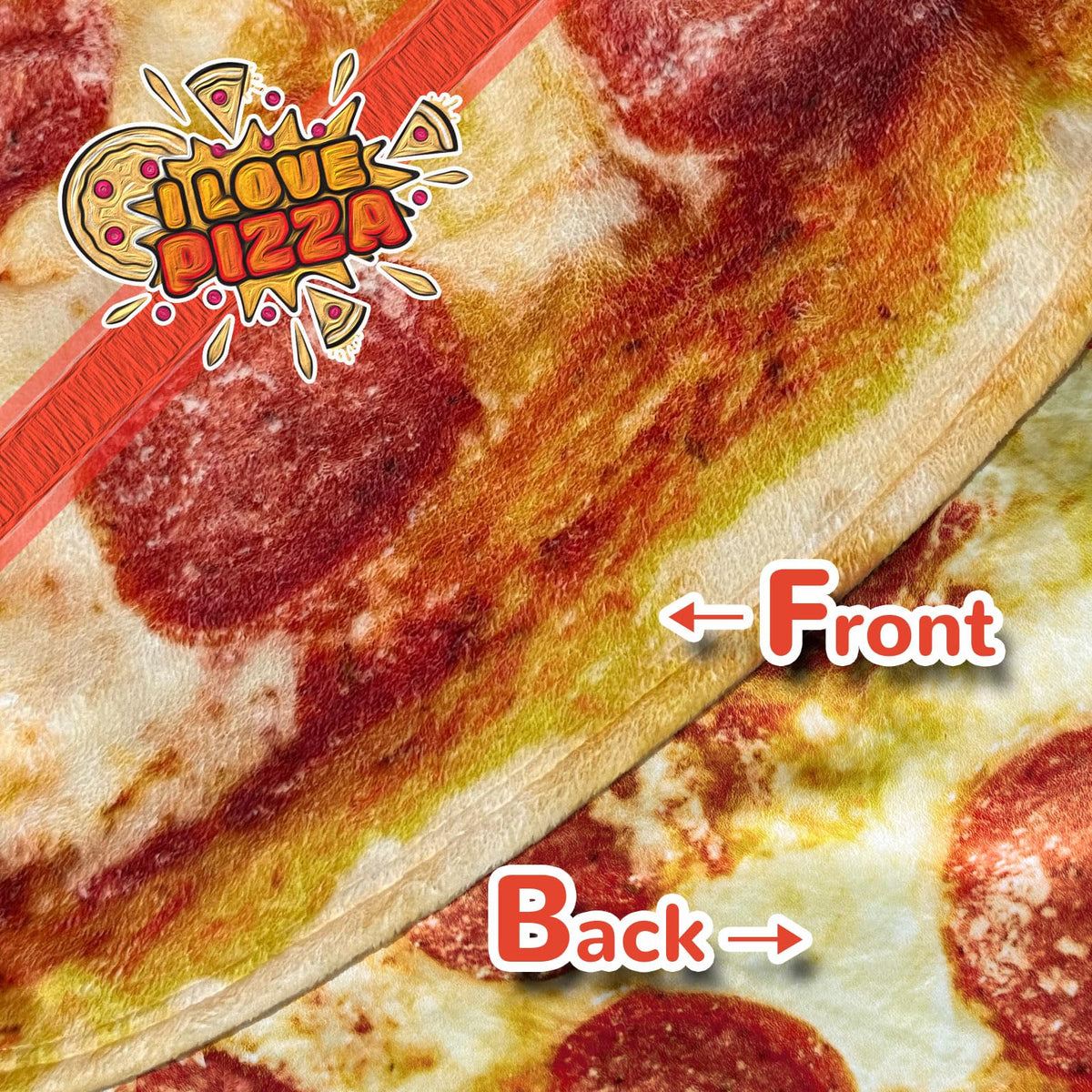 Bcareself pizza blanket novelty-gift an amusing yet practical present choice.