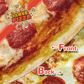 Bcareself pizza blanket novelty-gift an amusing yet practical present choice.