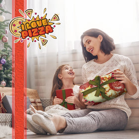 Bcareself pizza blanket on-sofa invites effortless movie nights and cozy lounging.