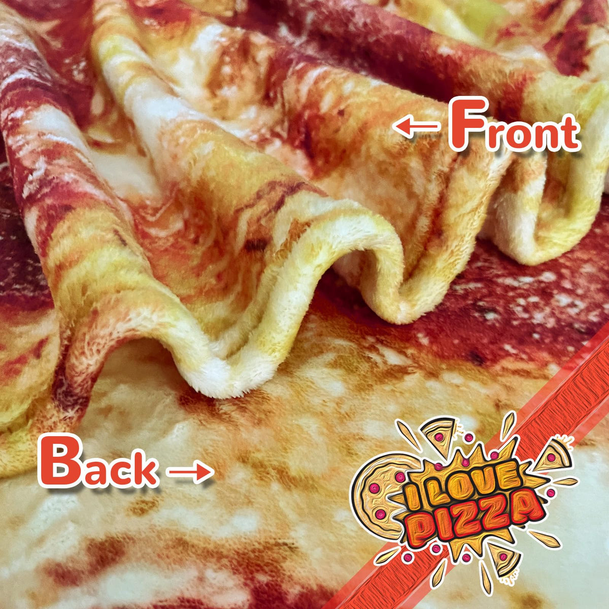 Bcareself pizza blanket packaged-gift-ready ready-to-gift presentation for occasions.