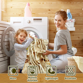 Bcareself tortilla blanket double sided print durable tortilla design on both sides