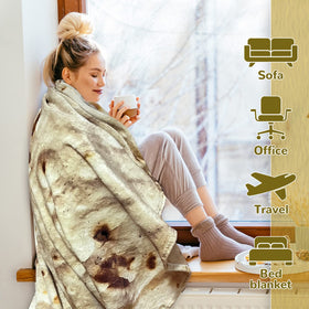 Bcareself tortilla blanket travel accessory lightweight warmth on trips