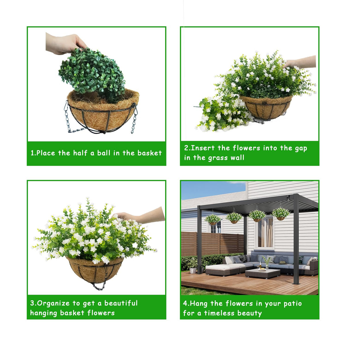 BCBLF pair of baskets creates balanced porch decor