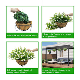 BCBLF pair of baskets creates balanced porch decor