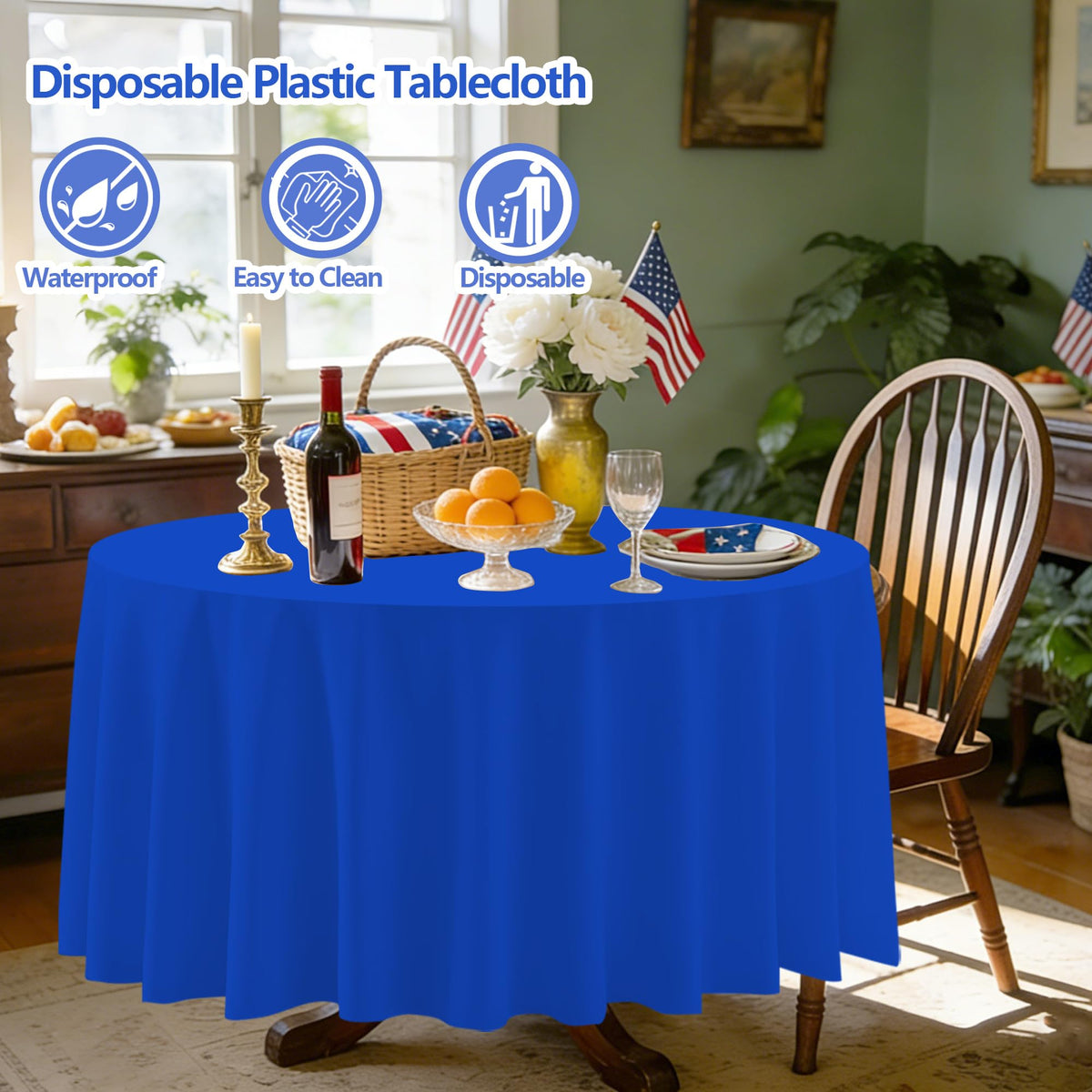 BCCSNNM red white blue design adds festive patriotic flair to gatherings.