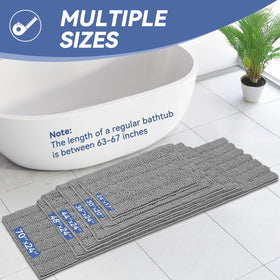 Close-up of Bcoimo non-slip bath mat texture showing grip.