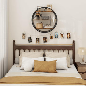 BCOZLUX wall mount with keyhole hangers for secure installation