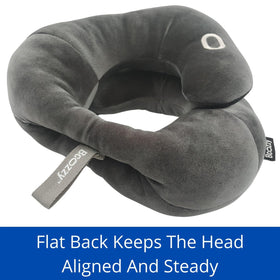 BCOZZY double-support design cradles head and neck for reduced strain
