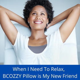 BCOZZY pillow is machine washable for quick refreshment