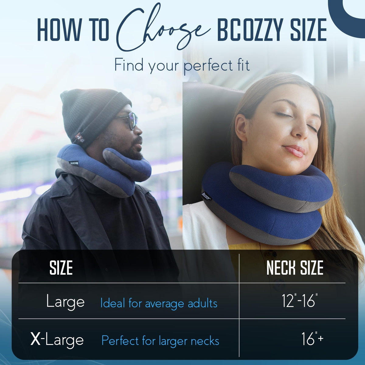 BCOZZY pillow machine washable for easy cleaning after trips.