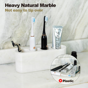 BCS Karibib Ice marble durable construction supports long-lasting organization.