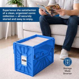 BCW easy-assembly design suits home display and archival storage.