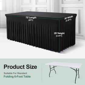 BDDC wrinkle-resistant fabric keeps tabletop neat and presentable