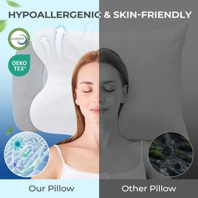 BDEUS dual-height design lets you customize support for different sleep positions.