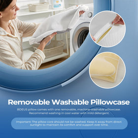 BDEUS pillow care guidelines help keep the pillow fresh