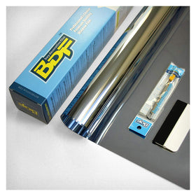 BDF S05 window film mirror-silver-finish creates reflective look while reducing heat gain.