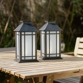 LEDs detail inside the Bdor lantern for ambient lighting