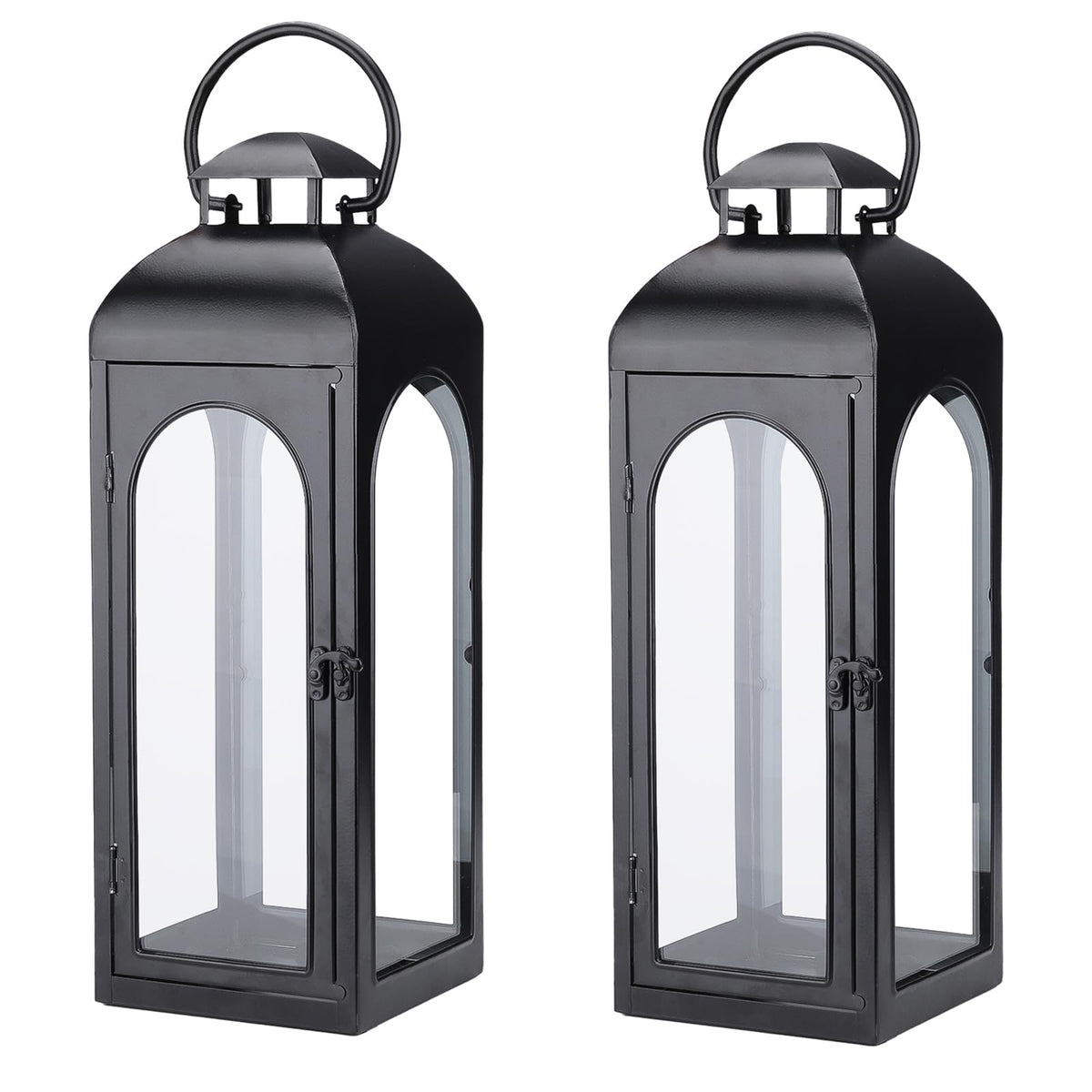 Bdor 2-pack 20-inch front porch lantern enhances curb appeal with warm glow