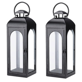 Bdor 2-pack 20-inch front porch lantern enhances curb appeal with warm glow