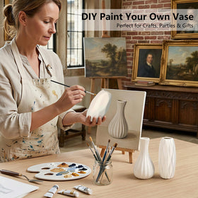 BEAHOT bulk set of 12 vases with no repeats for events.