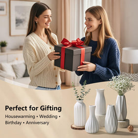 BEAHOT gift-ready vases boxed for birthdays or housewarmings.