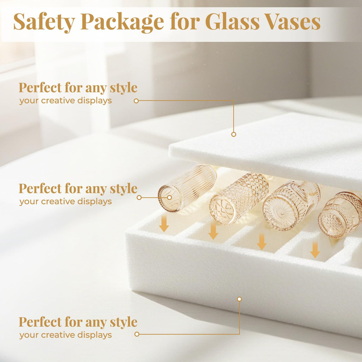 BEAHOT wedding centerpiece vases collection for table decor