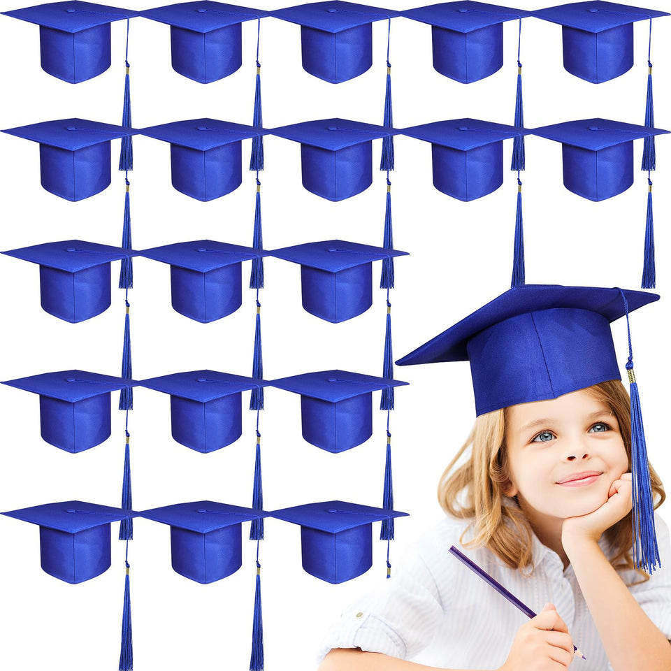 BeapTcely blue tassel graduation cap for preschool ceremonies and photos