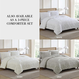 Beatrice bedspread back is color matched for a cohesive, all around look