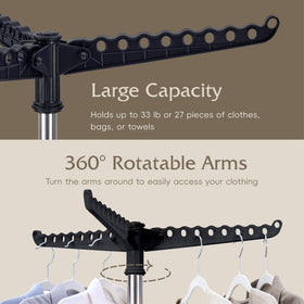 Beaudaily 360-degree arms enable even airflow and easy loading.