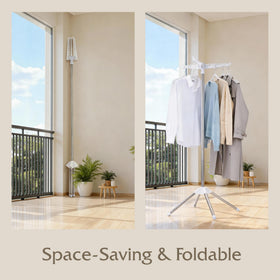 Beaudaily 360-degree rotating arms spread clothes for even drying