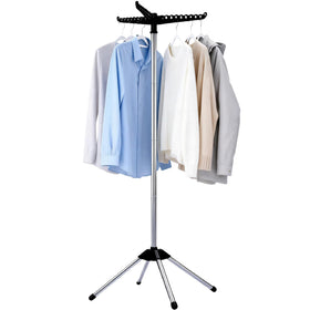 Beaudaily 59-inch indoor drying rack folds compactly for storage.