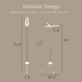 Beaudaily portable drying rack packed for camping trips