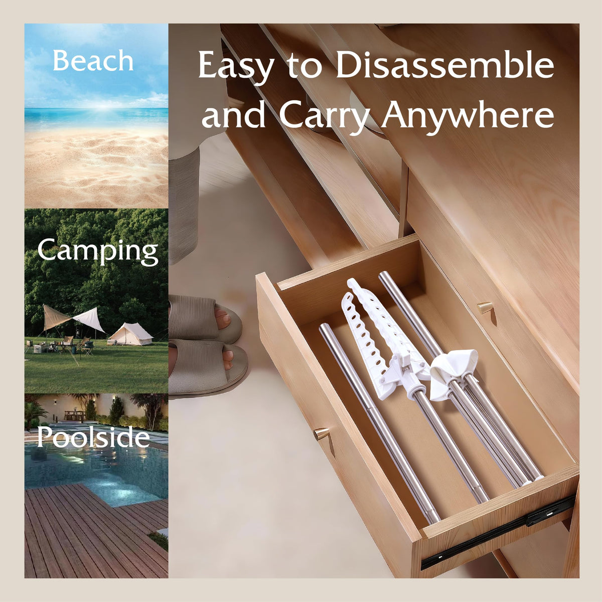 Beaudaily stainless steel stand delivering rust-proof durability for indoors