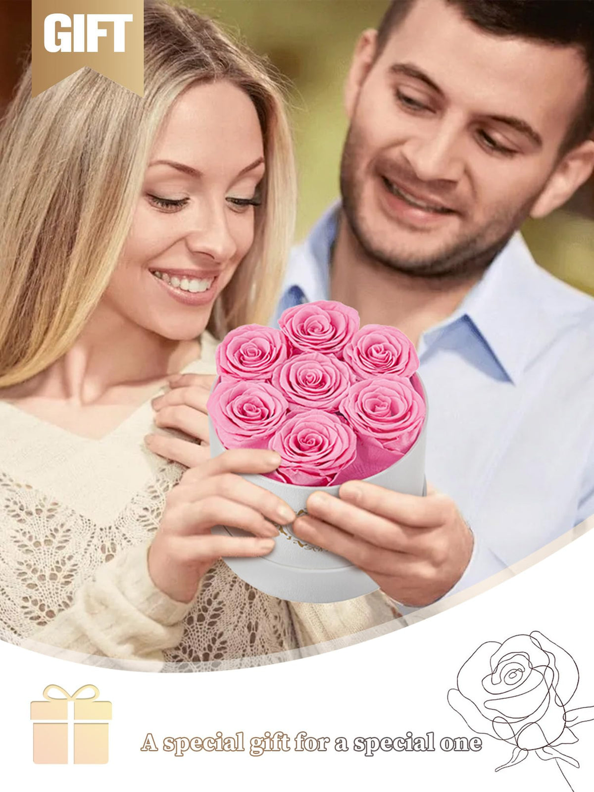 Beaulasting preserved roses pink closeup shows vibrant color retention for a year or longer.