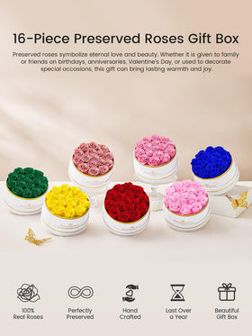 Beaulasting Roses eco-friendly preservation process retains color for over a year.
