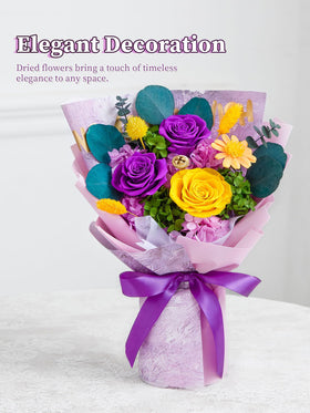 Beaulasting Roses handmade bouquet crafted by florists in purple
