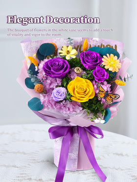 Beaulasting Roses home decor arrangement with preserved roses for year-long charm.