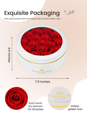 Beaulasting Roses no-water-needed preserved roses, low maintenance centerpiece.
