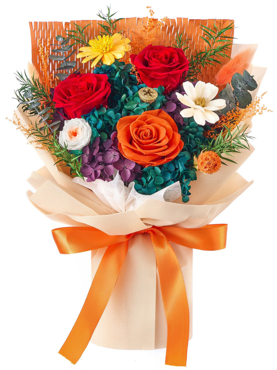Beaulasting Roses preserved bouquet in a luxury gift box, ideal for lasting keepsake gifts.