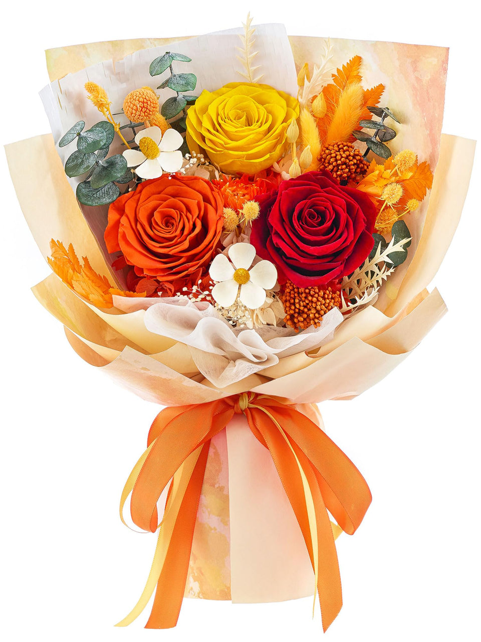 Beaulasting Roses preserved purple bouquet showing long-lasting color for elegant home decor