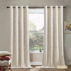 Beauoop chenille curtain fabric close-up reveals soft velvety touch