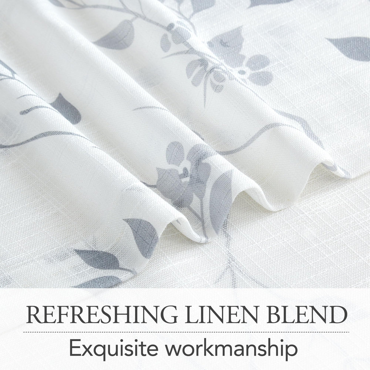 Beauoop semi-sheer curtain panel filters daylight while preserving privacy
