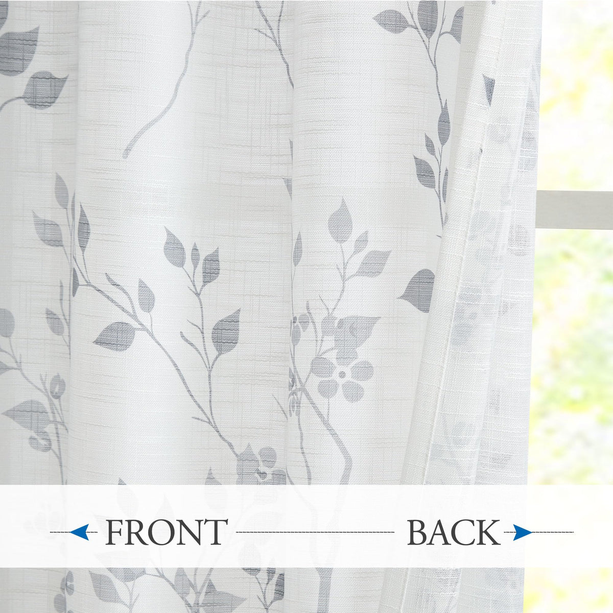 Beauoop bedroom ambience curtains offer soft, diffused light