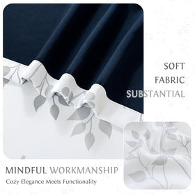 Beauoop grey-white floral curtains styled on a window for versatile decor