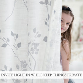 Beauoop grommet-top curtains enable easy hanging and clean lines
