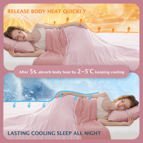 BEAUTEX cooling comforter label notes OEKO-TEX certified materials for safe softness.