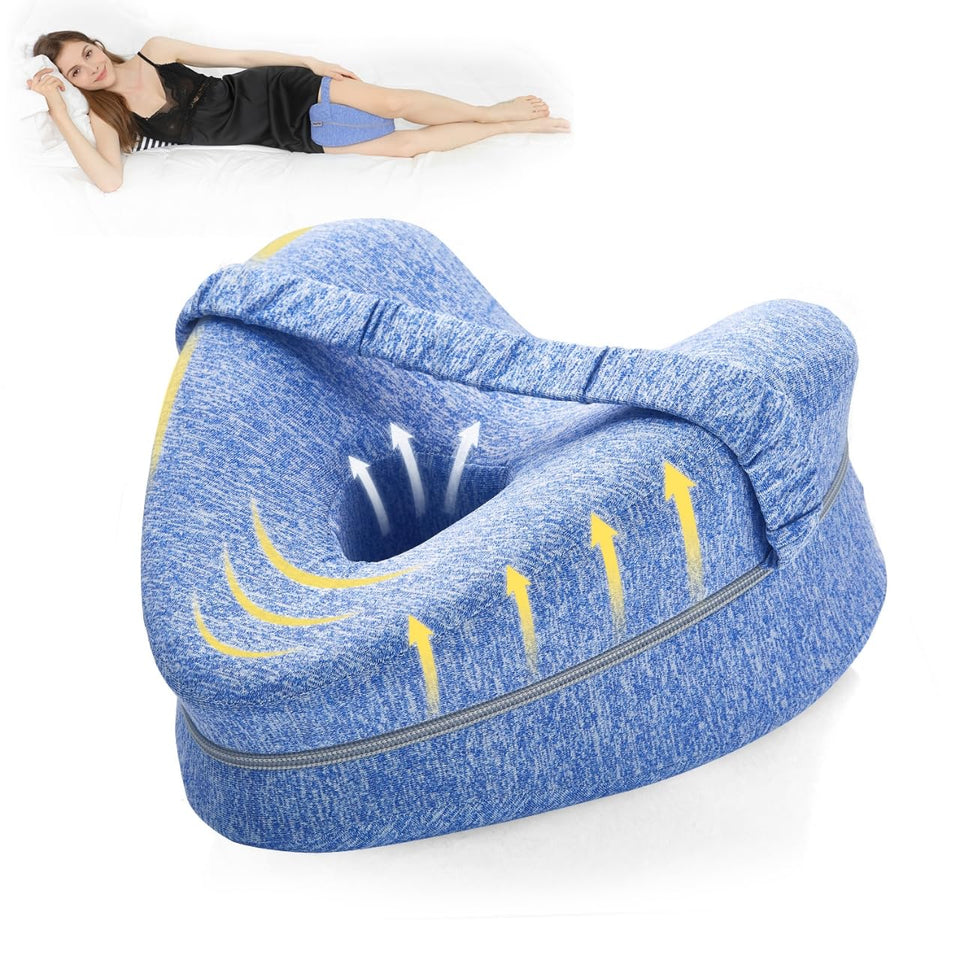 BEAUTRIP Leg Pillow showcases ergonomic curved design for side sleepers