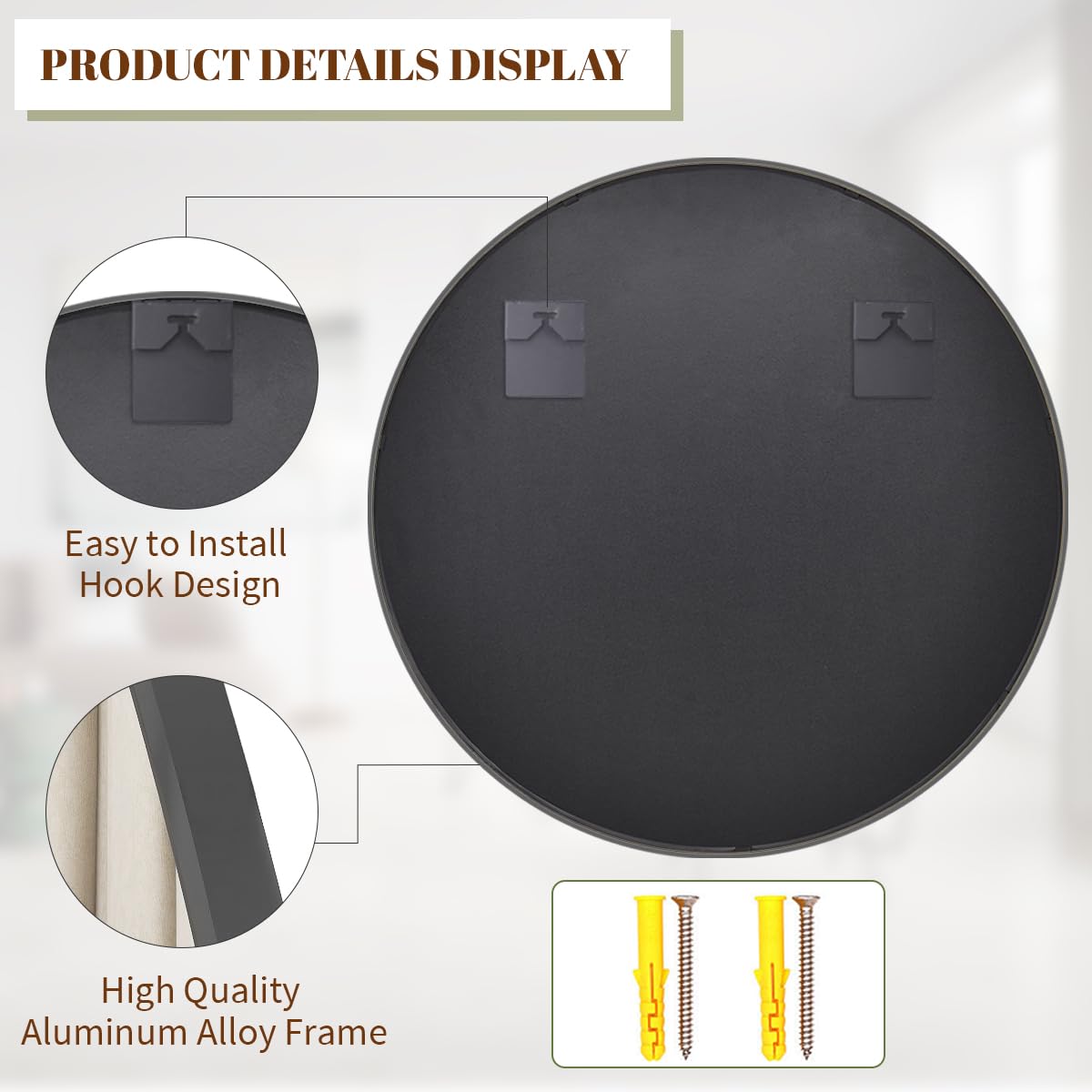 BEAUTYPEAK 5mm glass reflection delivers crisp, undistorted viewing for styling routines