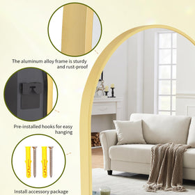BEAUTYPEAK decorative mirror enhances galleries, living rooms, and reception areas